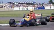 Nigel Mansell and Ayrton Senna